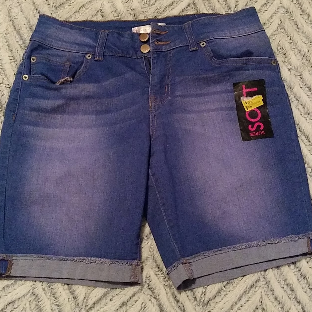 Blue jean shorts